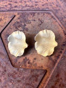 Ben-Amun leaf earrings