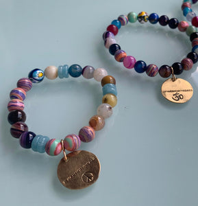 Personalized Stretchy stone bracelet