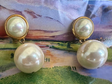 Load image into Gallery viewer, Carolee pearl drop clip-ons
