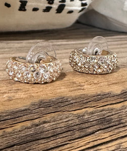 Rhinestone Huggies