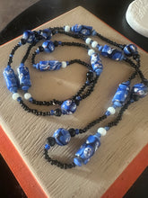 Load image into Gallery viewer, Murano style necklace with millefiori glass beads