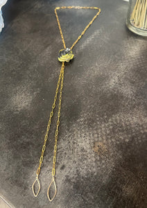 Carved flower faux-lo