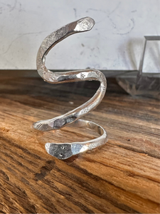 Sterling snake ring (adjustable)