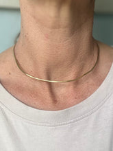 Load image into Gallery viewer, Hammered brass choker