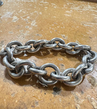 Load image into Gallery viewer, Cody heavy link sterling mens chain bracelet (121.05 grams)