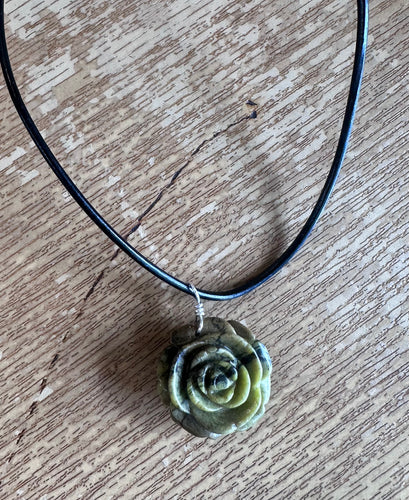 Carved stone Rose