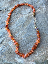 Load image into Gallery viewer, Carnelian Chip beaded necklace