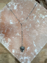 Load image into Gallery viewer, Puffy Disco heart convertible necklace