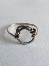 Load image into Gallery viewer, Circle Love Knot (mixed metal)