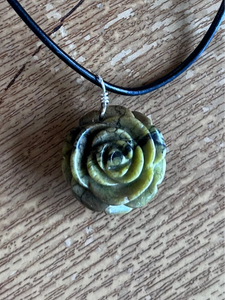 Carved stone Rose