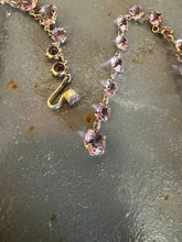 Load image into Gallery viewer, Antique, collet-set amethyst rivière Art Deco necklace (Anna Wintour)