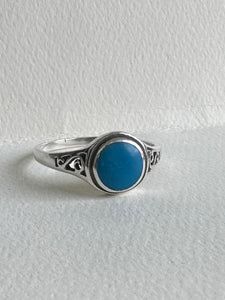 Turquoise & Sterling ring size 11.5