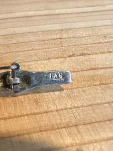 Sterling Bamboo link bracelet