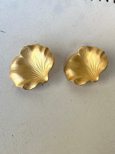 Ben-Amun leaf earrings