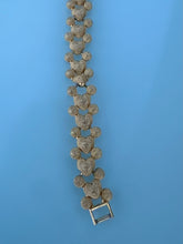 Load image into Gallery viewer, Etruscan Revival style gold tone bracelet