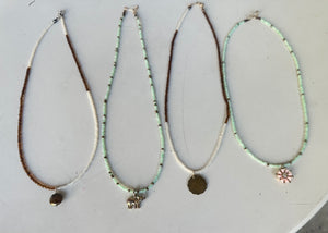 African seed bead necklaces
