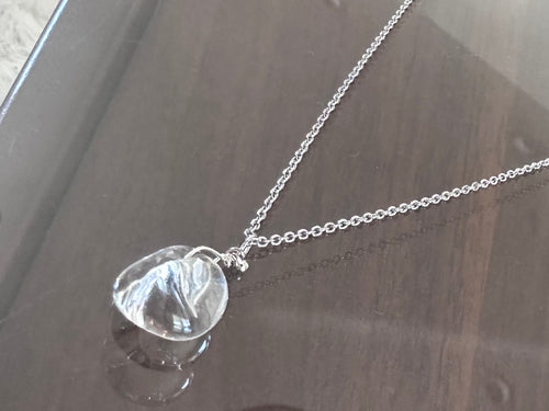 Freeform glass pendant