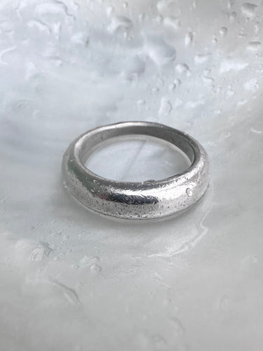 Sterling dome ring size 11