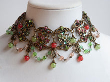 Load image into Gallery viewer, Sweet Romance Victorian revival statement necklace