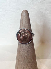 Load image into Gallery viewer, Copper coin ring (size 6)