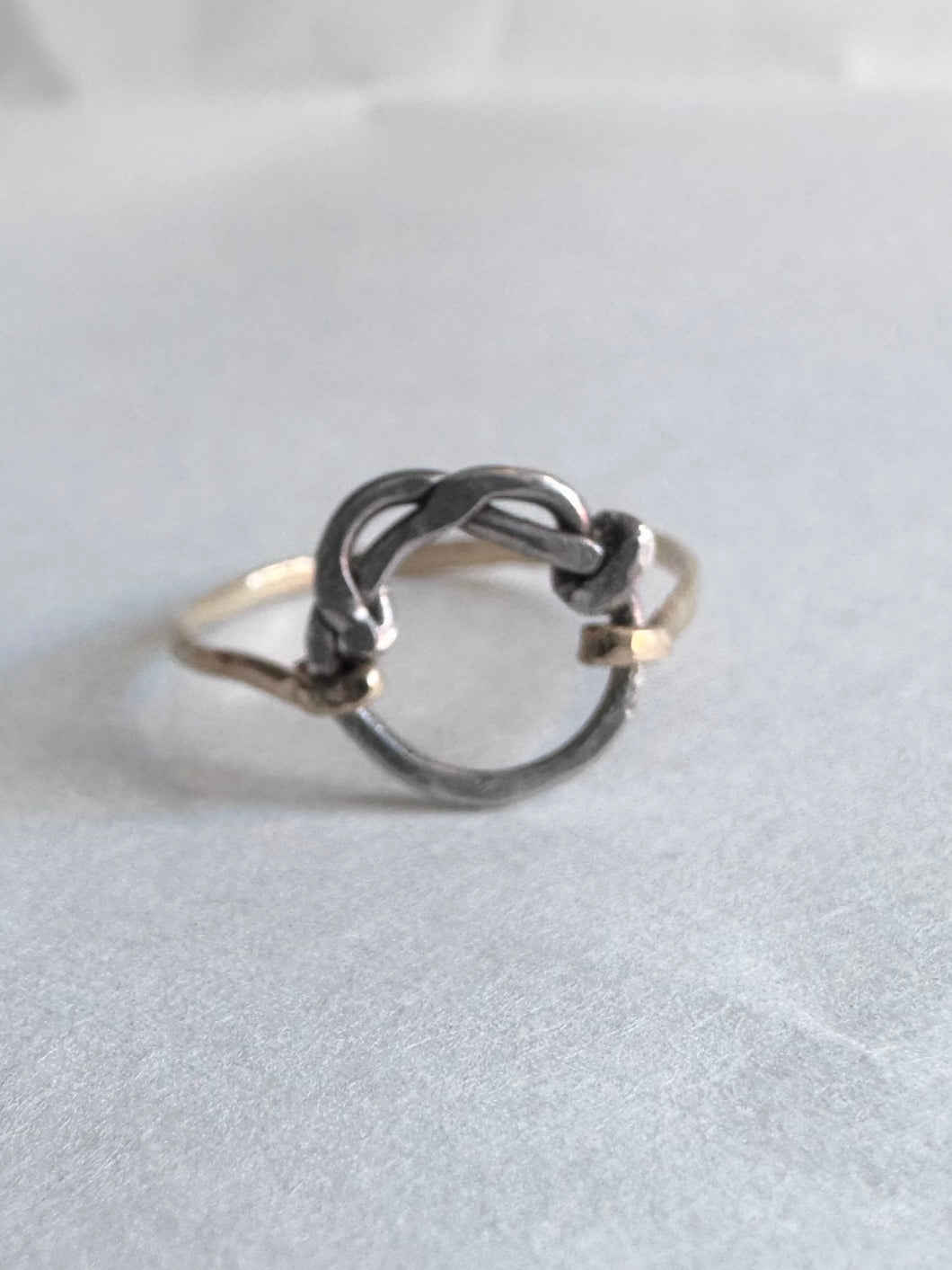 Circle Love Knot (mixed metal)