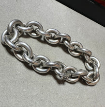 Load image into Gallery viewer, Cody heavy link sterling mens chain bracelet (121.05 grams)