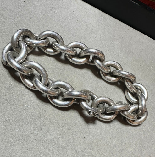 Cody heavy link sterling mens chain bracelet (121.05 grams)