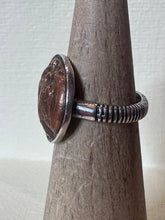 Load image into Gallery viewer, Copper coin ring (size 6)