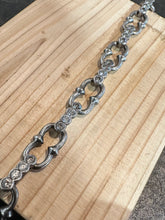 Load image into Gallery viewer, Sterling &amp; CZ chain bracelet