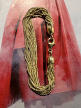 Load image into Gallery viewer, Multi strand gold rope chain bracelet