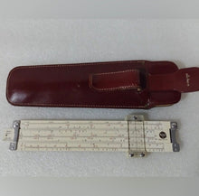 Load image into Gallery viewer, Vintage Pickett Model N600-T
Log Log Speed Rule 6" Slide Rule w/ Leather Case