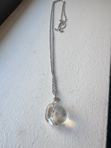 Freeform glass pendant