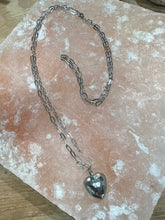Load image into Gallery viewer, Puffy Disco heart convertible necklace