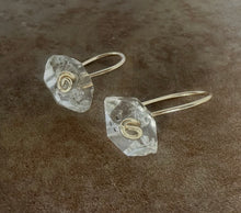 Load image into Gallery viewer, Herkimer diamond earrings