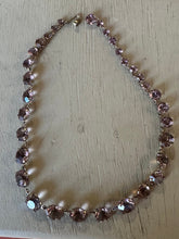 Load image into Gallery viewer, Antique, collet-set amethyst rivière Art Deco necklace (Anna Wintour)