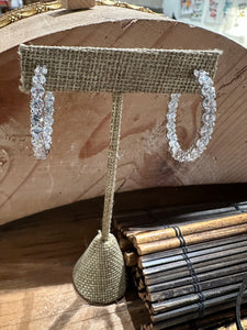Sparkly hoops