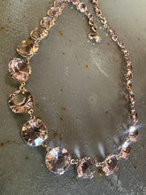 Load image into Gallery viewer, Antique, collet-set amethyst rivière Art Deco necklace (Anna Wintour)