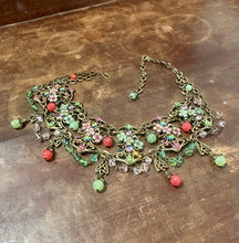 Load image into Gallery viewer, Sweet Romance Victorian revival statement necklace