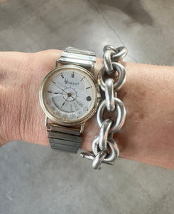 Cody heavy link sterling mens chain bracelet (121.05 grams)