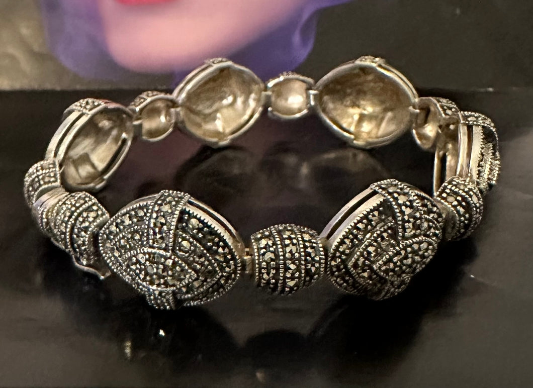 Marcasite & sterling bracelet