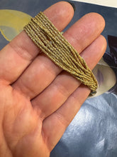 Load image into Gallery viewer, Multi strand gold rope chain bracelet