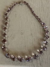 Load image into Gallery viewer, Antique, collet-set amethyst rivière Art Deco necklace (Anna Wintour)