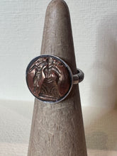 Load image into Gallery viewer, Copper coin ring (size 6)