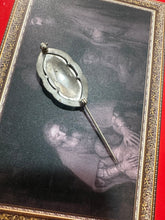 Load image into Gallery viewer, Art Deco style openwork navette brooch
