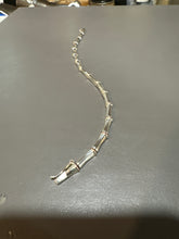 Load image into Gallery viewer, Sterling Bamboo link bracelet