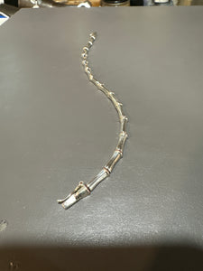 Sterling Bamboo link bracelet