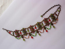 Load image into Gallery viewer, Sweet Romance Victorian revival statement necklace