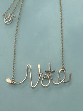 Load image into Gallery viewer, VOTE necklace