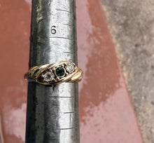 Load image into Gallery viewer, Emerald ring size 7