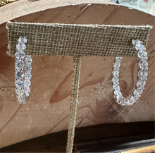 Load image into Gallery viewer, Sparkly hoops